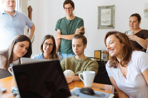 An NGO leader introducing a CRM system and its benefits to team members